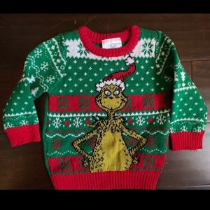 Baby holiday sweater GRINCH 💚 sz 6-9mo